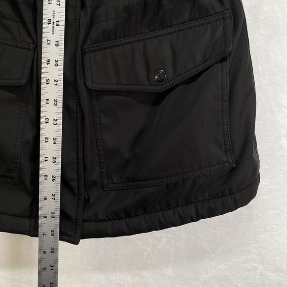 S13/NYC Winter Coat Womens Small puffer parka Faux Fur Hood lining penny lane - Picture 9 of 16